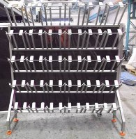 Stainless Lockable Boot Rack