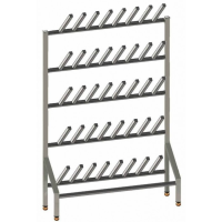 Stainless Free Standing Boot Rack