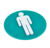 3D Acrylic Male Toilet Sign