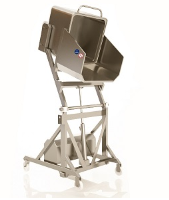 Stainless Eurobin Chuted Swing Loader for 200/300 Litre Eurobins