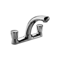 Dome Head Tap - 1/2&#8221; Deck Mixer