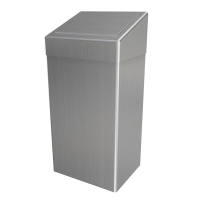 Stainless 50 Litre Waste Bin inc Spring Loaded Lid