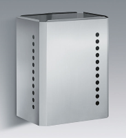 Stainless Wall Mounted Perforated Waste Bin