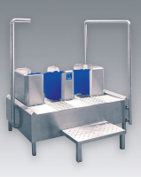 Stainless Auto Walk-Through Boot Washer