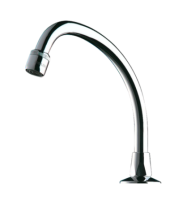 Swivel swan neck spout