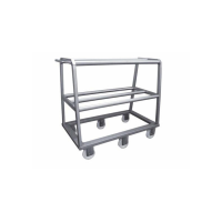 Stainless Meat Hook Storage Trolley
