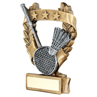 2 Tone Badminton Award - 3 Sizes