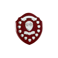 Suppliers Of Annual Rosewood Wooden Shield - 11 Years In Hertfordshire