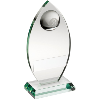 Suppliers Of Glass Pool Award with 3D 8 Ball - 3 sizes In Hertfordshire