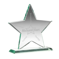 Suppliers Of Glass Star Award - 3 Sizes In Hertfordshire