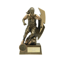 Suppliers Of Gold Flash Female Footballer Award In Hertfordshire