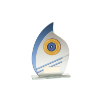 Suppliers Of Legion Blue Mirror Glass Award - 3 sizes In Hertfordshire
