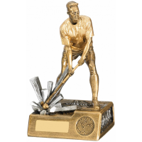 Suppliers Of Male Hockey Figure Trophy - 160mm In Hertfordshire