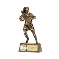 Suppliers Of Pinnacle Female Rugby Player Trophy - 3 sizes In Hertfordshire