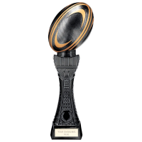 Suppliers Of Valiant Black Viper Rugby Ball Trophy - 3 Sizes In Hertfordshire