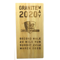 Suppliers Of Wooden Engraved Award - 3 sizes In Hertfordshire
