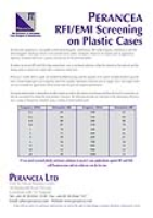 UK Specialists For RFI Screening for Plastic Cases