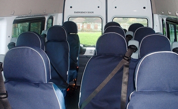 Tailor Made Headrest Covers For Commercial Vehicles