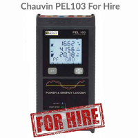Chauvin Arnoux PEL103 C/W Notebook For Hire