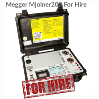 Megger MJOLNER 200 For Hire