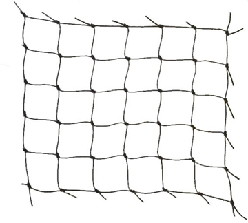 Durable Knotted Roof Net