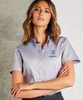 Kustom Kit Ladies Premium Short Sleeve Tailored Oxford Shirt E1111507