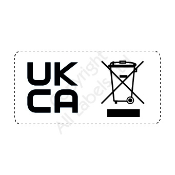 UKCA & WEEE Combined Logo Labels