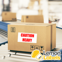 Caution Heavy Packaging Labels