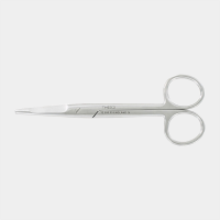 Mayo Scissors Dished Straight BL/BL 14cm