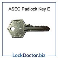 ASEC Padlock Key E
