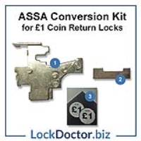 ASSA Conversion Kit for £1 Coin Return Locks