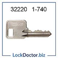 ASSA Link Locker Key in the 32220 range 1-740