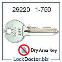 ASSA Locker Keys 29220 DRY range (1-750)