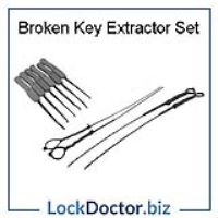 Broken Key Extractor Set with a selection of tools