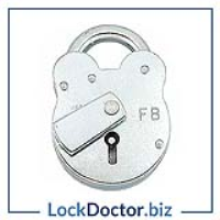 KM10222 FIRE BRIGADE FB1 PADLOCK c/w 1 key