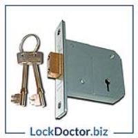 KM162 CHUBB 3G114 (BS3621) 5 Lever Deadlock (80mm) c/w 2 Keys