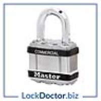 KM1STS Master Lock Commercial Steel Padlock with Stainless Steel Cover