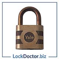 KM2732 YALE 850 Open Shackle 50mm Bronze Padlock