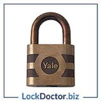 KM2733 YALE 870 Open Shackle Bronze 64mm Padlock