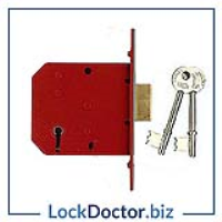 KM3321 UNION 2101 5 Lever Deadlock (64mm) c/w 2 Keys