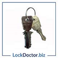 KM35CYL Replacement BISLEY OFFICE FURNITURE Lock Core MASTERED M35 each with 2 keys