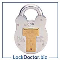 KM897 Squire 660 Old English Padlock Keyed Alike (KA PES1)