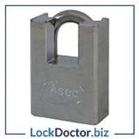 KMAS11692 ASEC Closed Shackle Padlock with Removable Cylinder