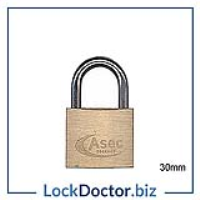 KMAS2508 30mm Locker Padlock (Keyed to Differ)