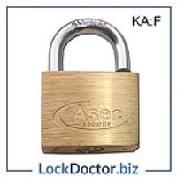 KMAS2519 45mm Locker Padlock  (Keyed Alike KA: F)