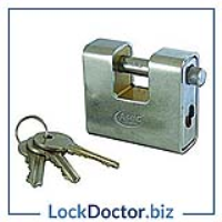 KMAS2547 ASEC Steel Sliding Shackle Padlock 60mm KD