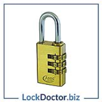 KMAS2553 Asec 30mm 3 wheel combination padlock