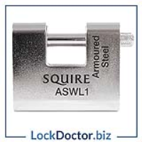 KML11063 Squire ASWL1 Steel Sliding Shackle Padlock 60mm KD