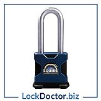 KML11065 SQUIRE SS50S 2.5 Stronghold Steel 6 Pin Long Shackle Padlock