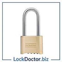 KML12845 Master lock 51mm Long shackle 4 wheel combination padlock